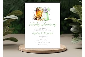 A Baby Is Brewing Baby Shower Invitations