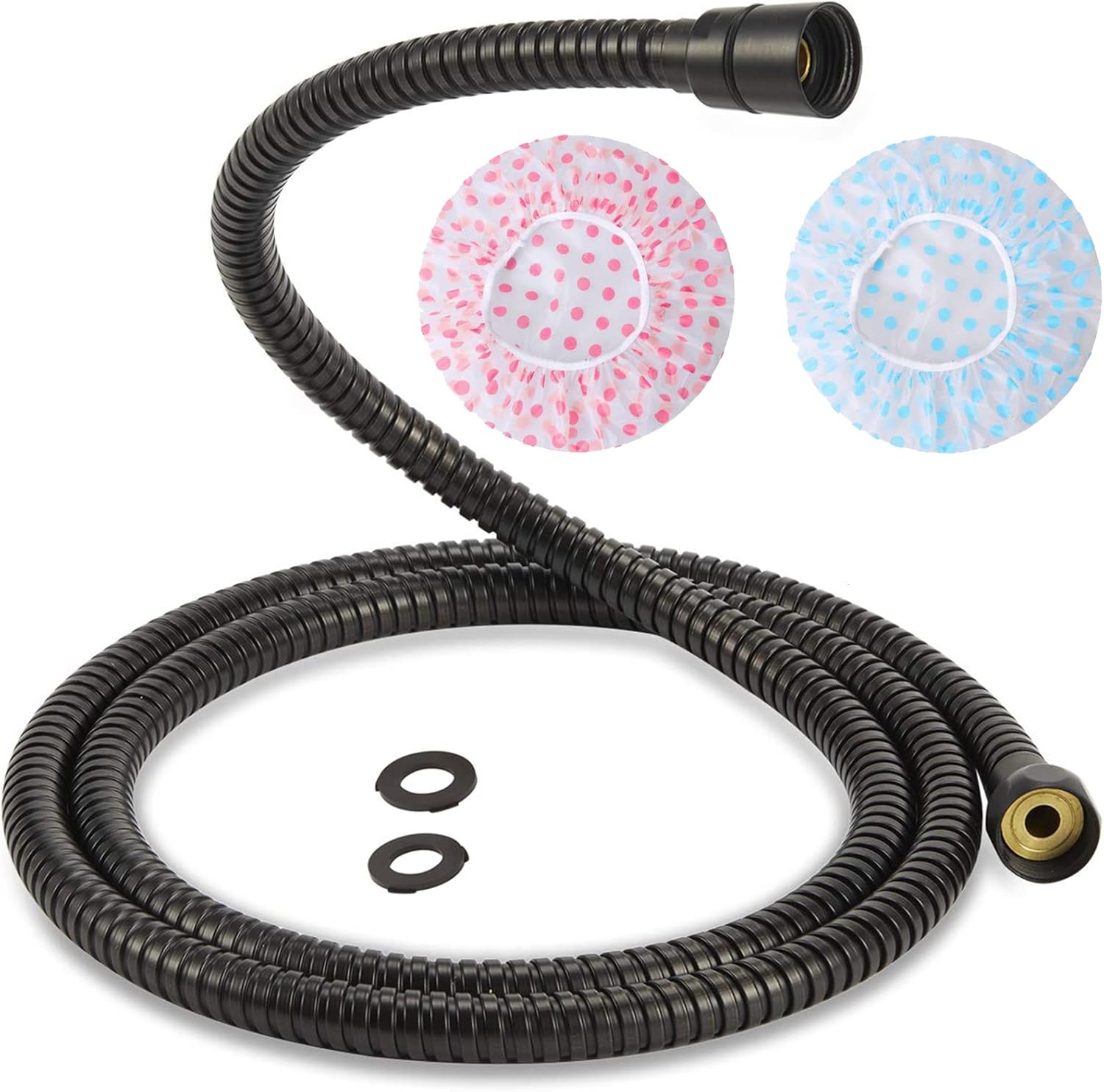 TRIPHIL 59" Bronze Stainless Steel Shower Hoses Kinkfree Handheld Shower Head Replacement Hose