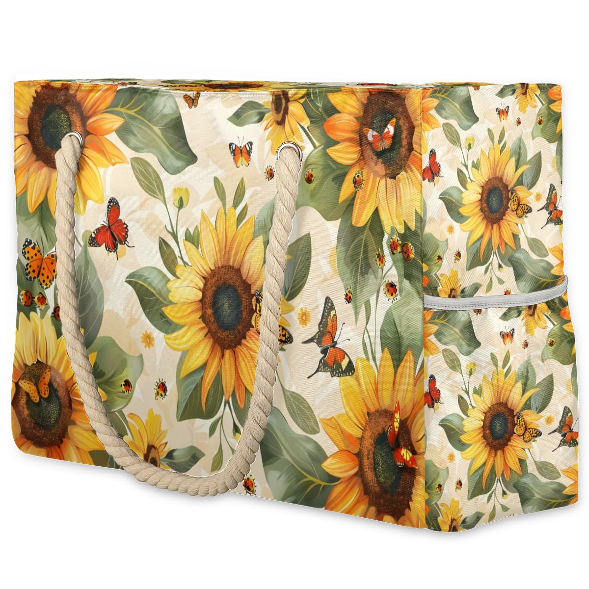 ModaQua Beach Bags for Women Large Pool Beach Tote Reusable Grocery Shoulder Bag for Swim Travel Shopping Vacation Picnic