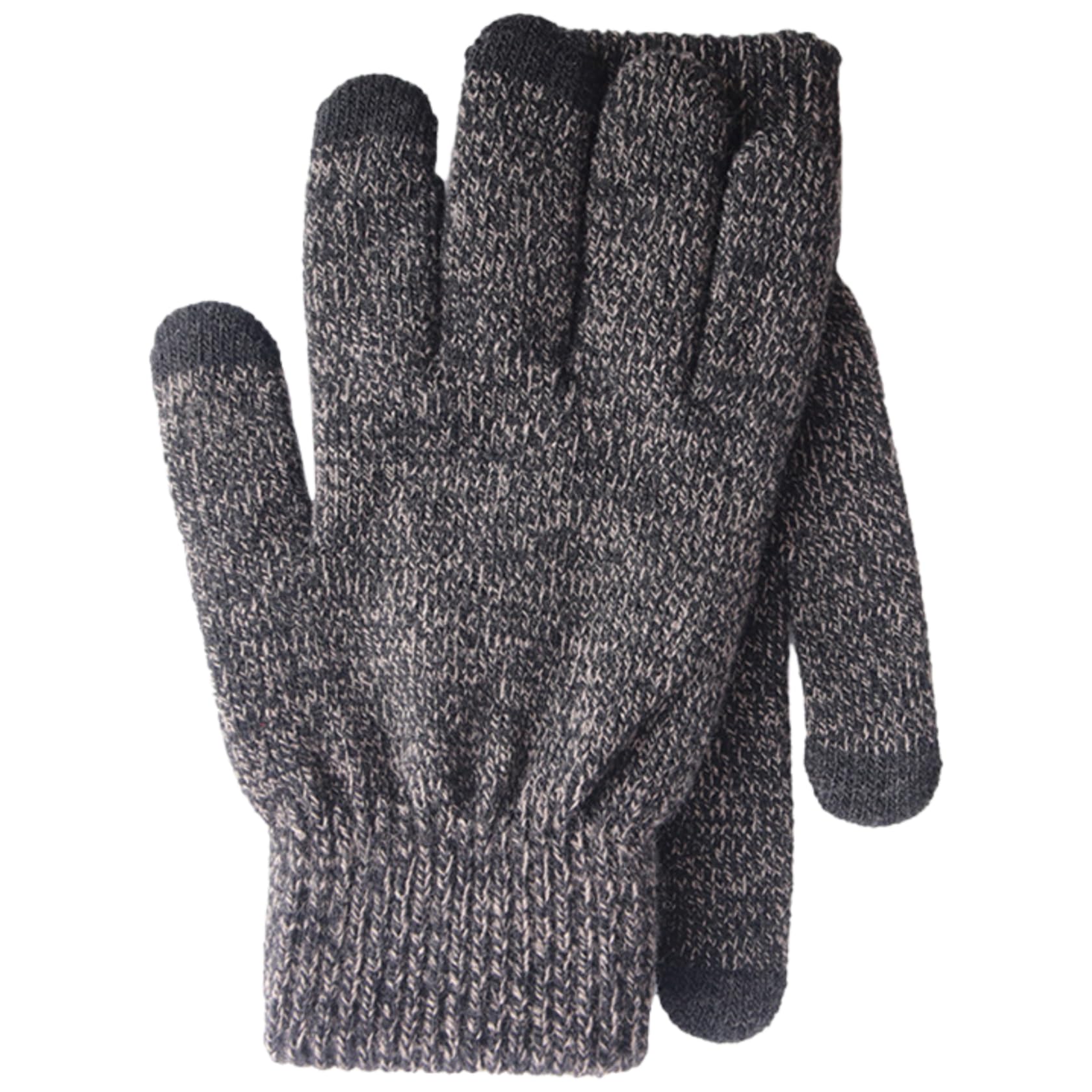 Running Gloves For Men Men'S And Women'S Autumn And Winter Warm Knitted Plush Wool Touch Screen Full Finger Gloves