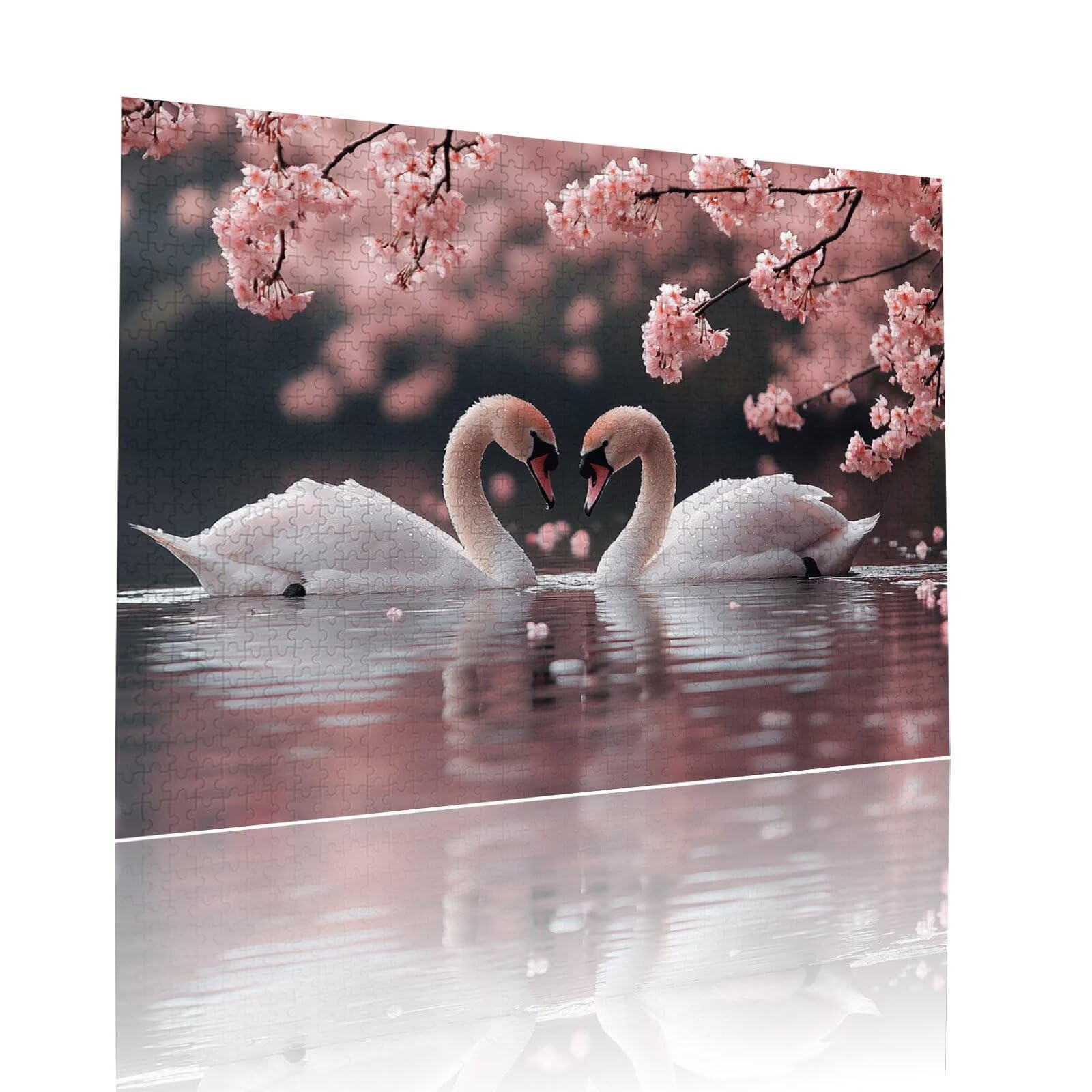 Puzzle Erwachsene 2000 Teile Schwan Tier Educa Jigsaw für Kinder ab 8 Jahren Mädchen Jungen, Erwachsene Impossible Klassische Puzzles Schwer, Anspruchsvoll Spielspaß, Als Geschenke 70x99cm t-944