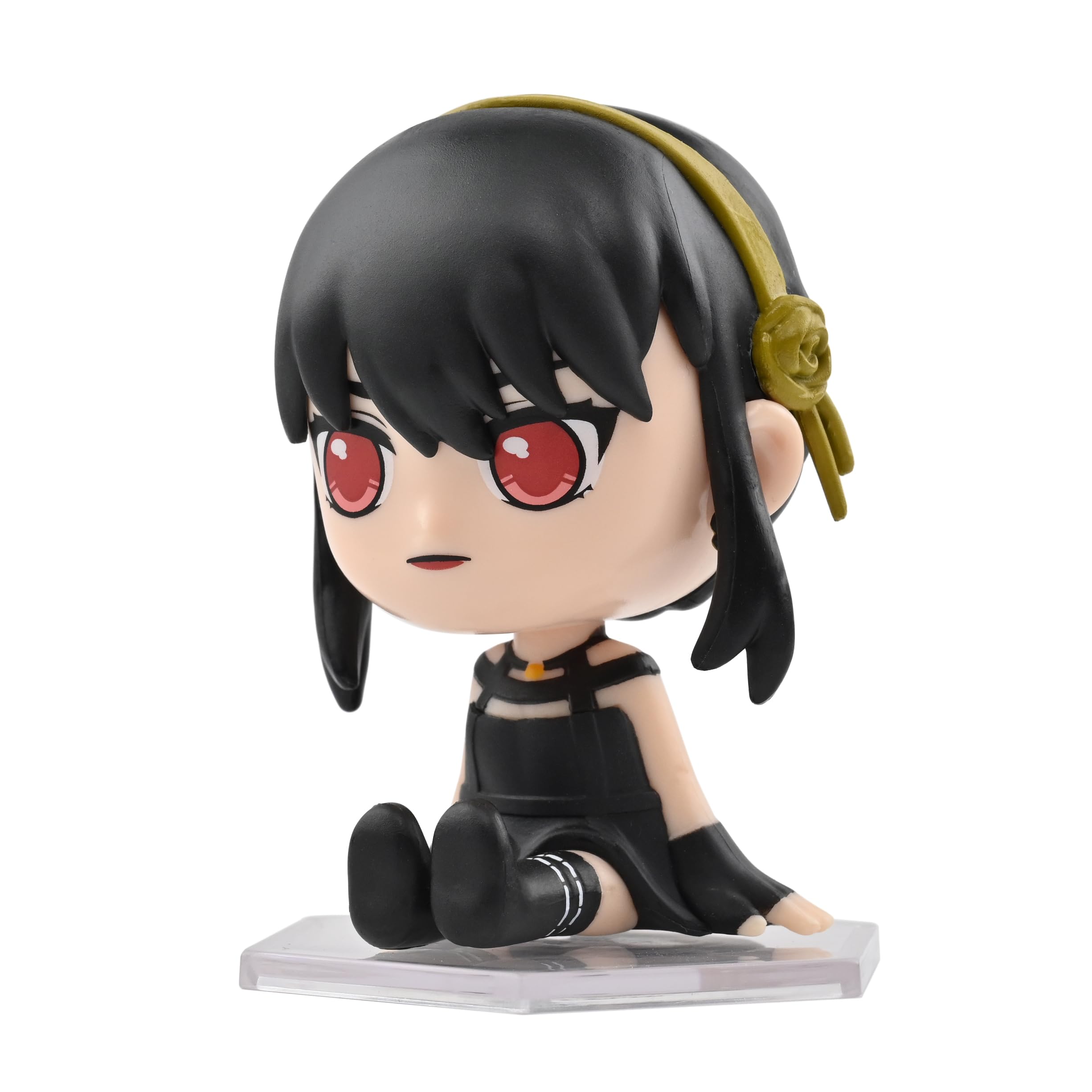 YuMe Spy x Family Bobble Head - Yor Forger 2.5" Mini Figure Collectable in Hero Window Box, Black, 7 cm (W) x 5.5 cm (L) x 5.5 cm (H) - Image 2