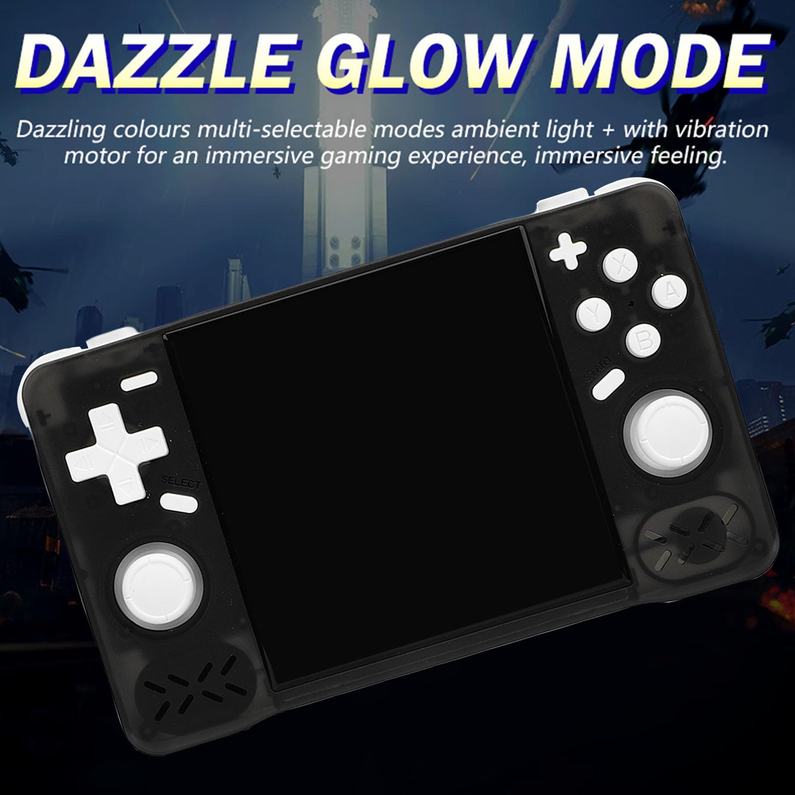 Generic Consola de Juegos Retro, Amplia Consola de Juegos con Soporte de Emulador para Entusiastas de los Clásicos, Pantalla de 4 Pulgadas (64GB)