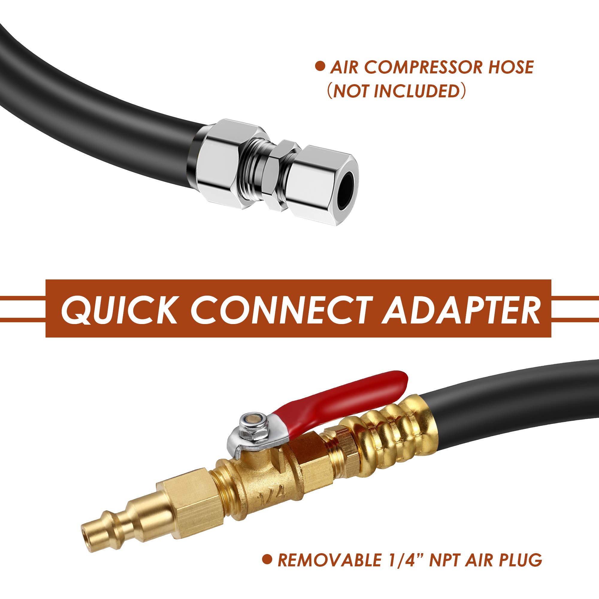 Buy GOLDPAR RV Winterizing Kit Sprinkler System Blow Out Adapter,16