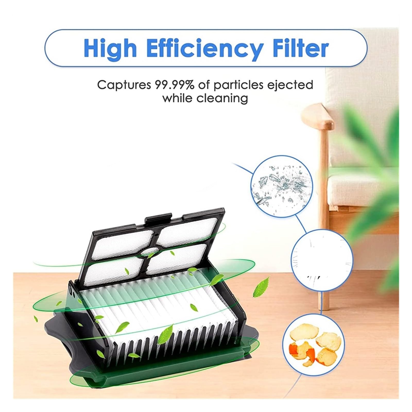 FWQDBE Replacement Brush Rollers and HEPA Filters Kit 5pcs?Compatible for Tineco Floor ONE S5/Floor One S5 Pro 2/ S5 Extreme Smart Vacuum Cleaner, uyfgiufg8ig