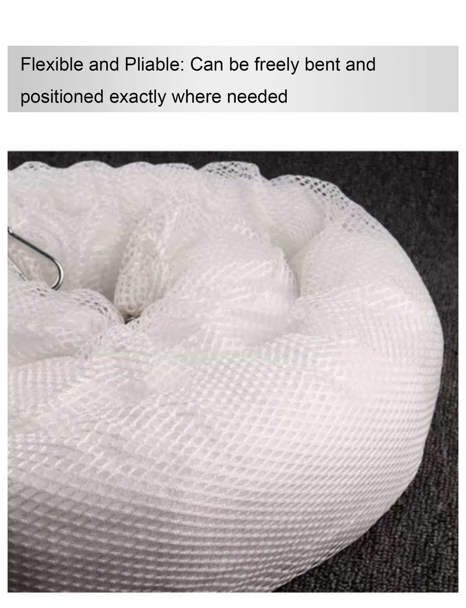 Calze assorbenti resistenti per fiumi e corsi d'acqua, barriera di contenimento dell'olio, 12,7 x 300 cm, soluzione ideale per impianti portuali e fuoriuscite