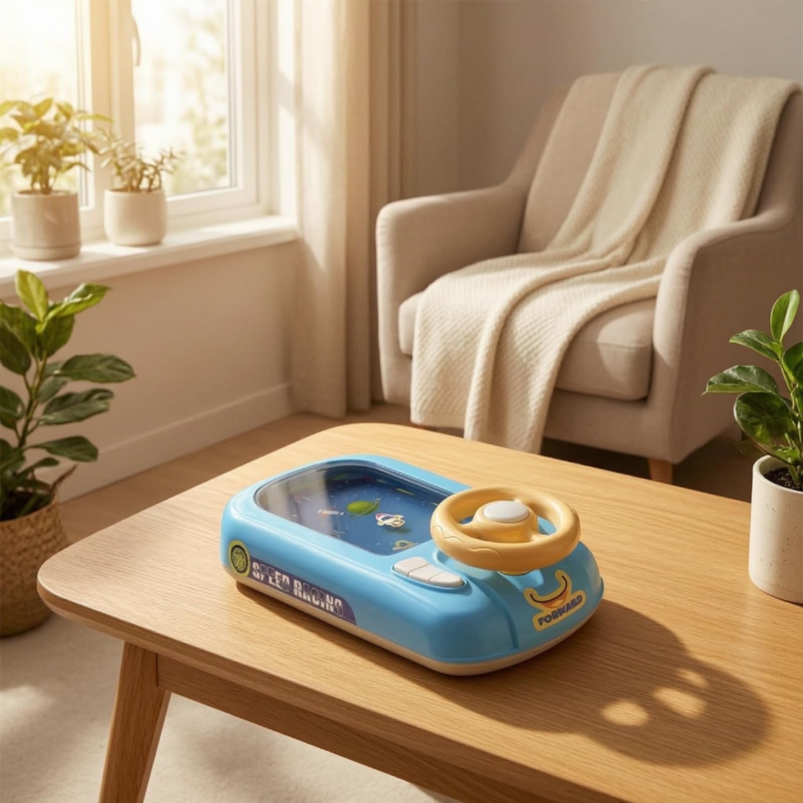 predolo Gioco di Guida Spaziale Alimentato Tramite USB Gioco Educativo con Elettrico Giocattolo per Cameretta