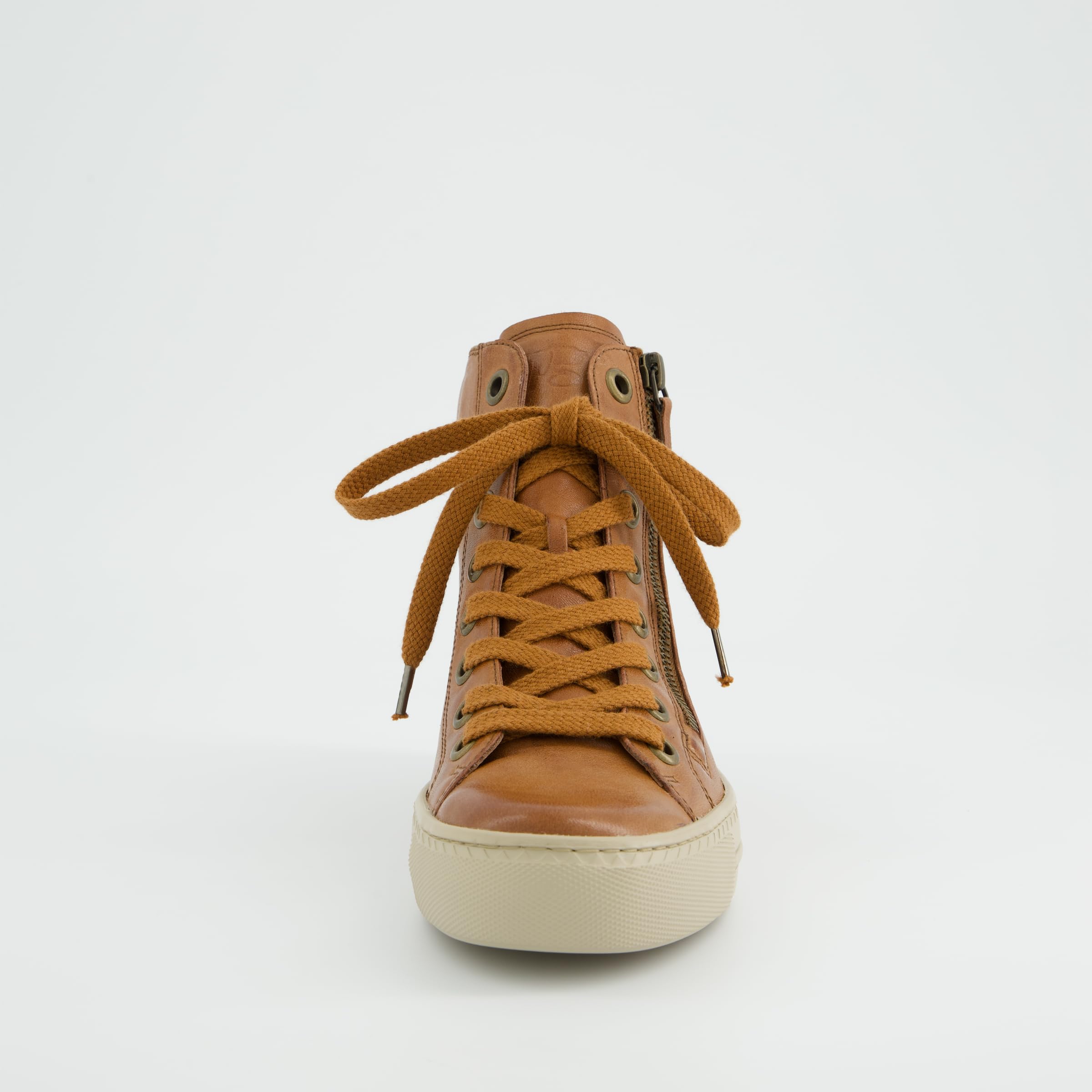 Paul Green Zapatillas para mujer 4024-350 en piel lisa, color marrón