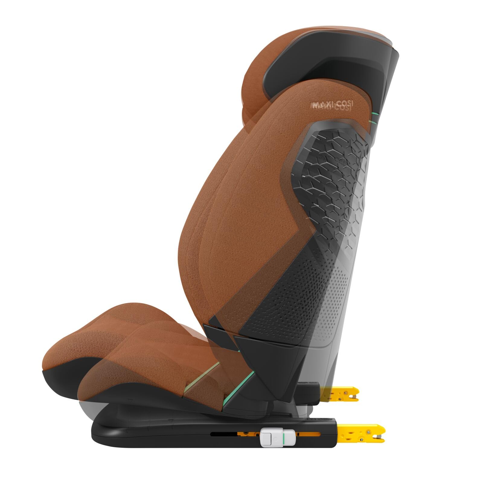 Maxi-Cosi RodiFix Pro² i-Size fotelik dziecięcy, 100-150 cm, 3,5-12 lat, fotelik samochodowy dla dzieci, 3 pozycje leżenia, ClimaFlow, regulowana wysokość/szerokość, G-CELL Side Impact Protection,