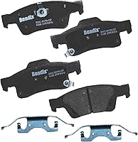 Vista 115 de Bendix Priority1 CFC154 - Juego de pastillas de freno de disco para Avanti II, Century, LeSabre, Regal, Riviera, chasis comercial, DeVille