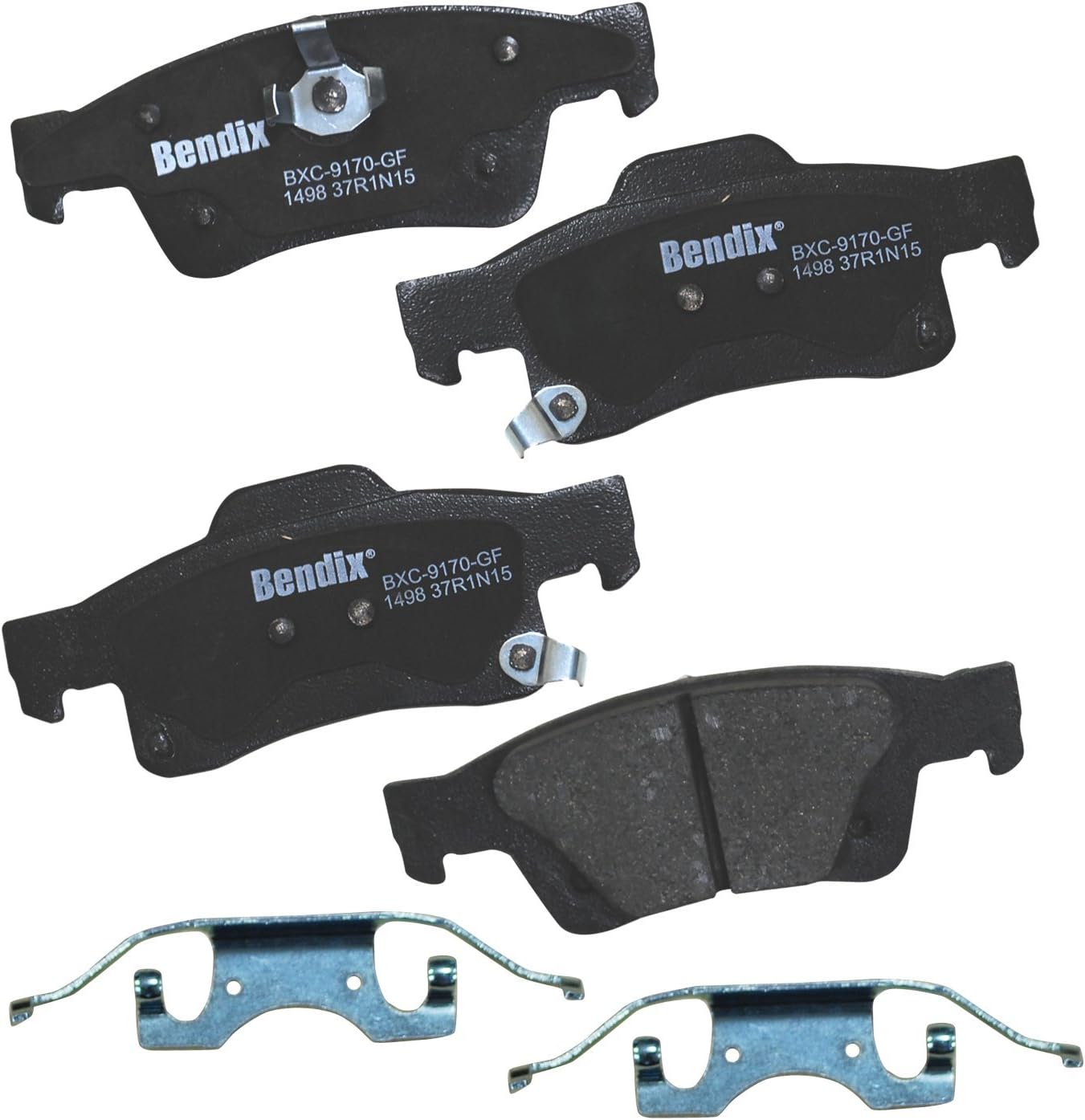 Priority1 CFC1498 Ceramic Rear Brake Pads for Dodge Durango 2022-2011, Jeep Grand Cherokee 2022-2011, Grand Cherokee WK 2022