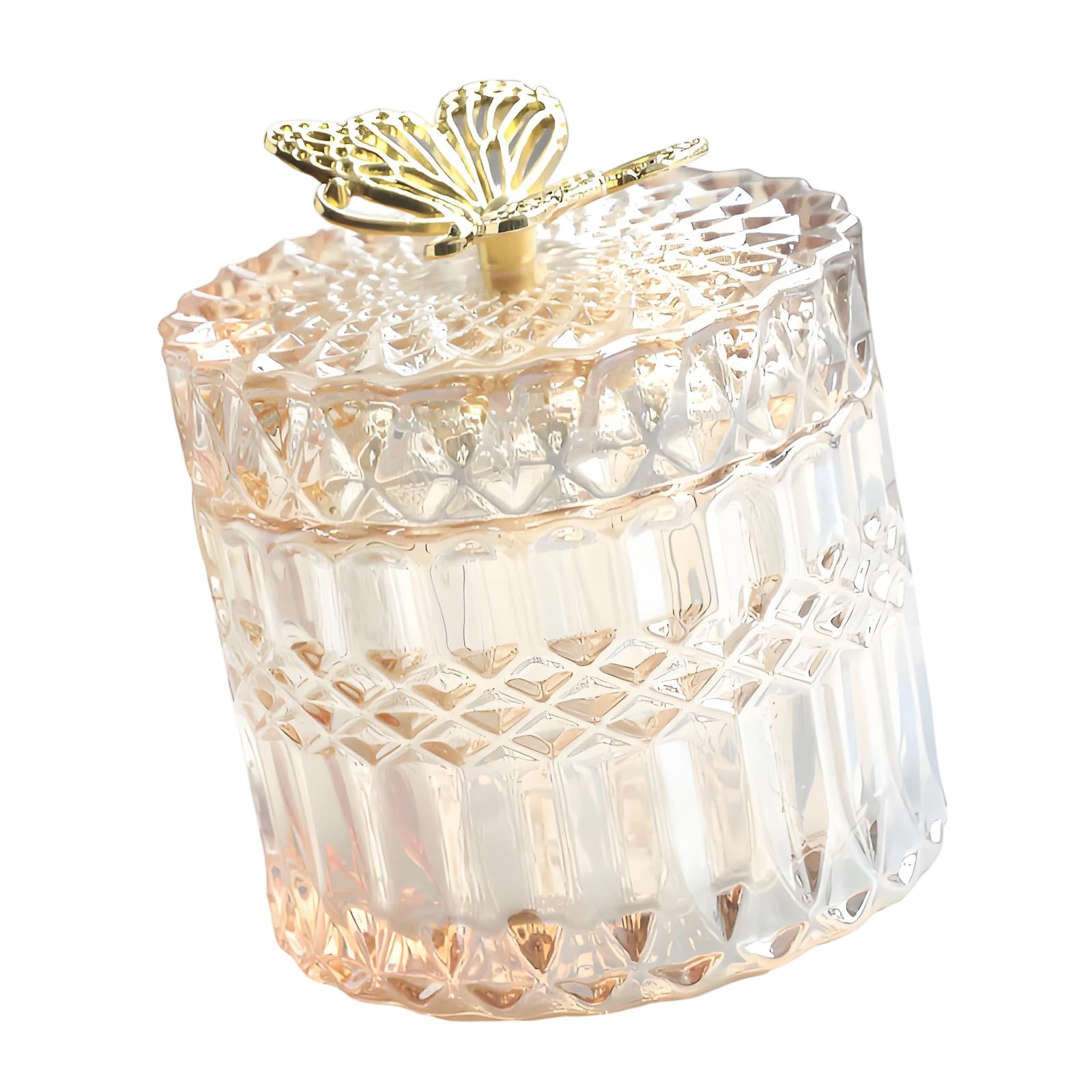our fave Crystal Glasses Butterfly Storage Jar Offices Desk Organizers for Offices Desk Organization and Home Decors Crystal Butterfly Storage Jar