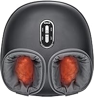 Nekteck Shiatsu Foot Massager with Heat 2026 Upgrade: 3 Modes, Deep Kneading, Air Compression for Plantar Fasciitis Relief - FSA/HSA Eligible