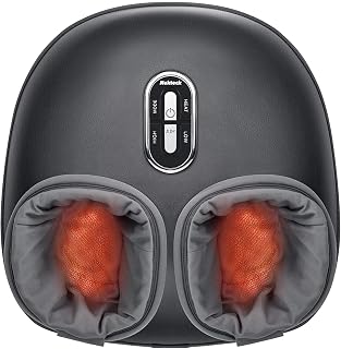 Nekteck Shiatsu Foot Massager with Heat 2026 Upgraded: Deep Kneading, Air Compression for Plantar Fasciitis Relief
