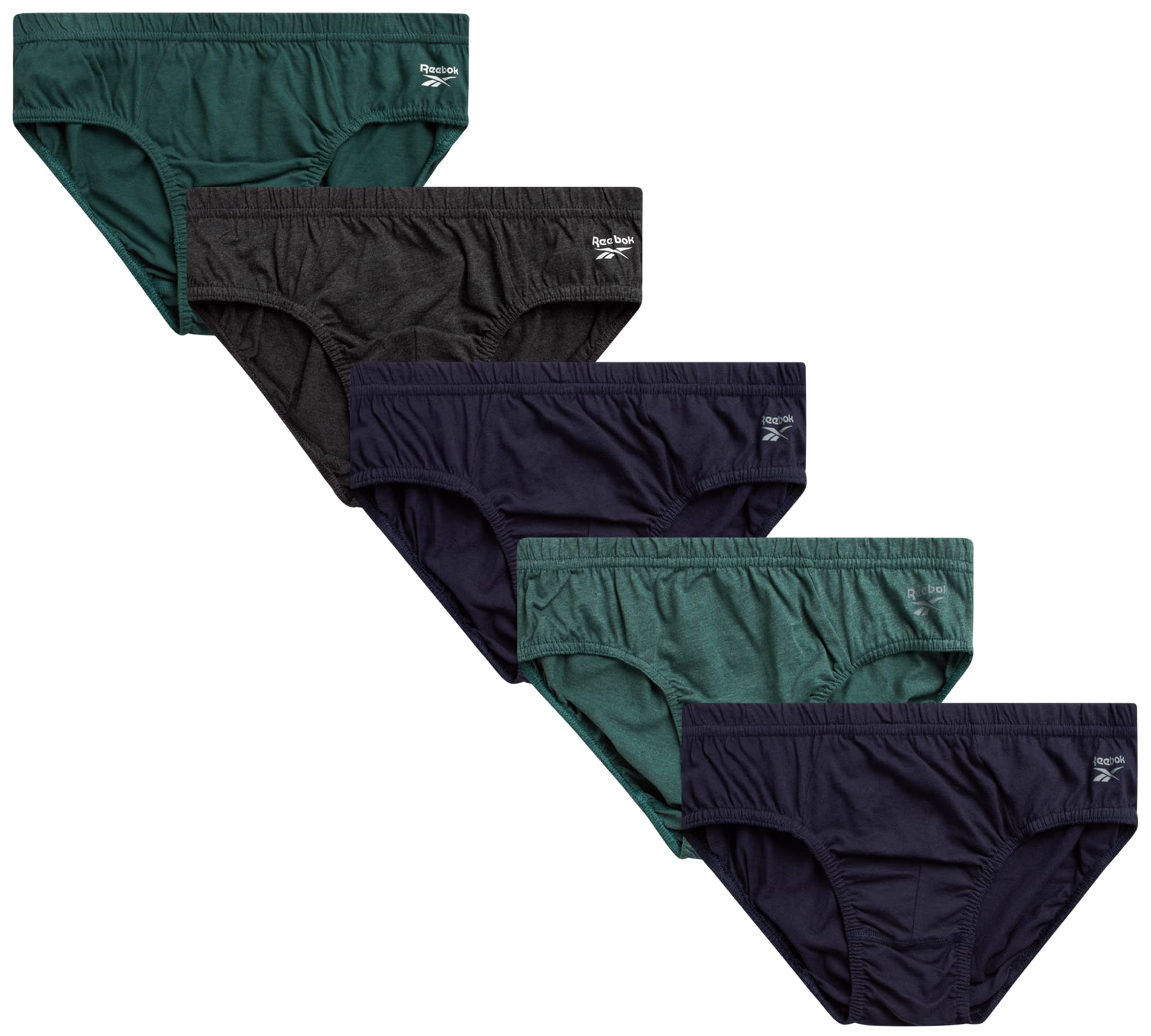 ReebokMen’s Underwear – Low Rise Briefs with Contour Pouch (10 Pack)