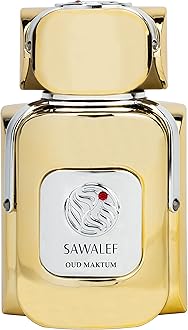 OUD MAKTUM, Eau de Parfum 80 mL from the SAWALEF Boutique Range | Unisex Oriental Oud Niche Release | Long Lasting with Intense Sillage | Perfume for Women and Confident Men | by Swiss Arabian Oudh