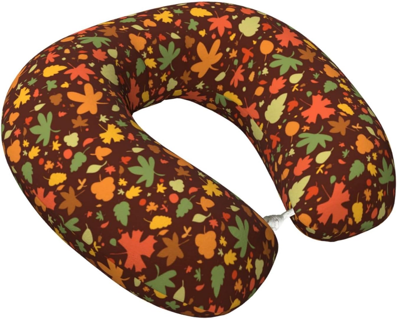 Autumn Leaves Travel Pillow Memory Foam Neck Pillow, Travel Essentials Airplane Pillow, Neck Pillow for Traveling/Sleeping, Travel Accessories for Women Men
