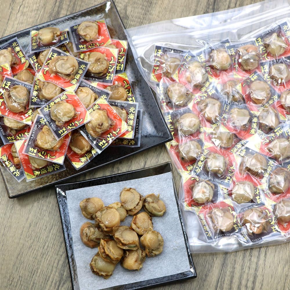 Amazon | 函館えさん昆布の会 ほたて貝柱 ソフト 一夜干し 個包装