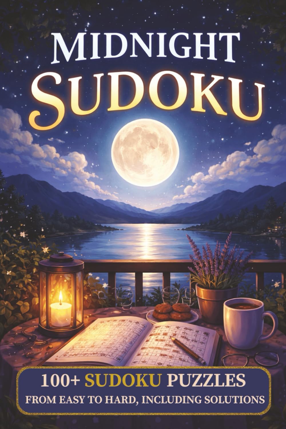 Midnight Sudoku: Sudoku Puzzles for Relaxation | Help Unwind, Focus, and Ease into Sleep | 6x9 inches, 242 Pages | 100+ Puzzles | Solutions Included