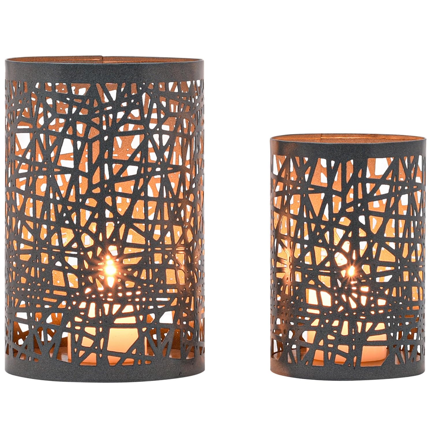 Juego de 2 portavelas Decorativos de Estilo escandinavo Coutan