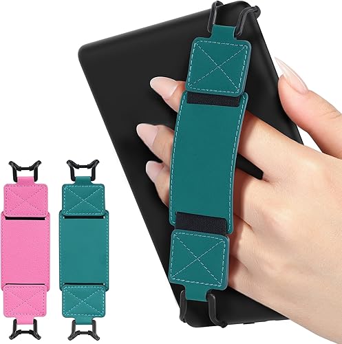 Miniatura 9 de MoKo Paquete de 2 correas de mano de seguridad para Kindle eReaders Fire de 6 a 8 pulgadas, Kindle/Kobo/Voyaga/Lenovo/Sony E-Book, correa de mano