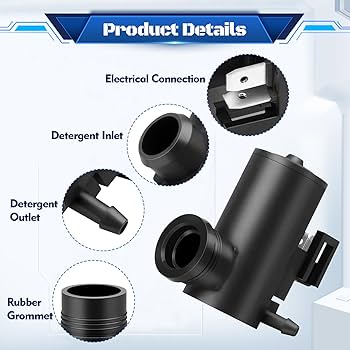 Amazon.com: HHCSOP Windshield Washer Pump w/Grommet