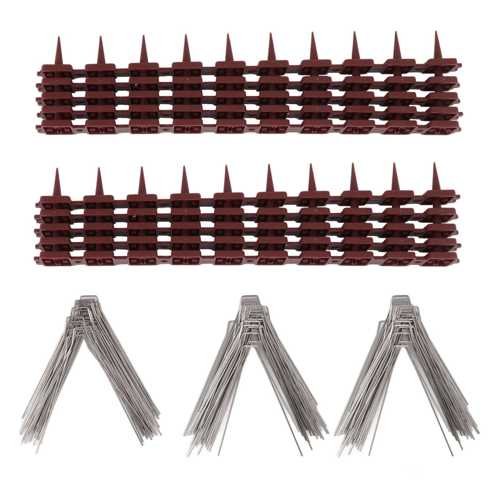 Picos para pájaros de acero inoxidable para proteger techos y ventanas de palomas