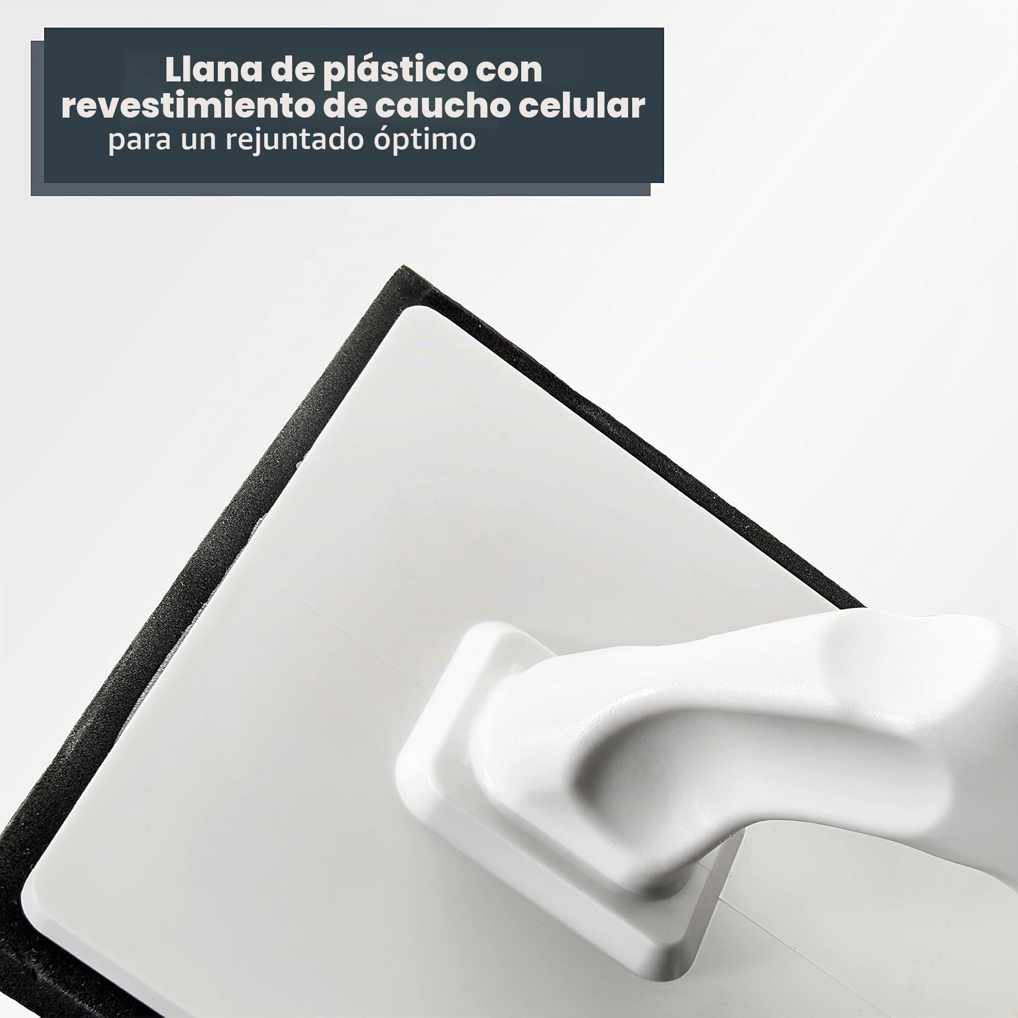 HELPMATE – Juego de 7 uds. – Limpieza de baldosas – Cubo 18 L con Rodillo | Lija para lechada, llana para juntas, llana de acabado y esponja en un cubo de 18 litros – Fabricado en Alemania