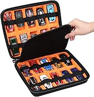 Vista 1 de Mchoi Hot Wheels Case Storage for 20 Cars, Toy Car Organizer for Your Matchbox Cars Storage, Case Only