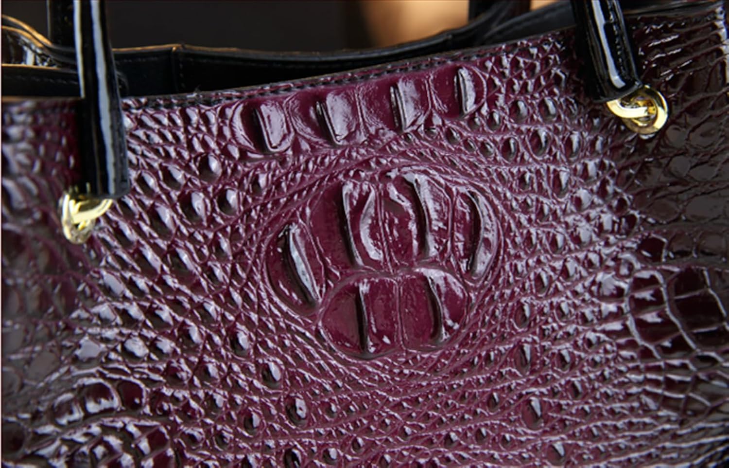 Crocodile Pattern Leather Women's Bag Top-Handle Satchel Handbags Bucket Purse Portable Tote Bag Shoulder Messenger Bags