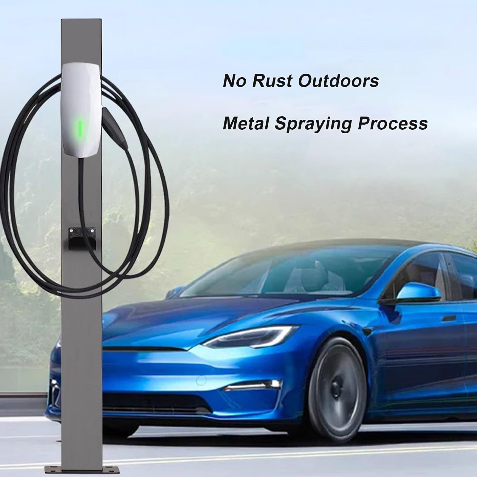 Ladestationsständer für Elektrofahrzeuge, universeller Ladestationsständer für Elektroautos, Zubehör für Ladestationen von Elektroautos, Outdoor-Organizer für Elektroauto-Ladegeräte, robuste