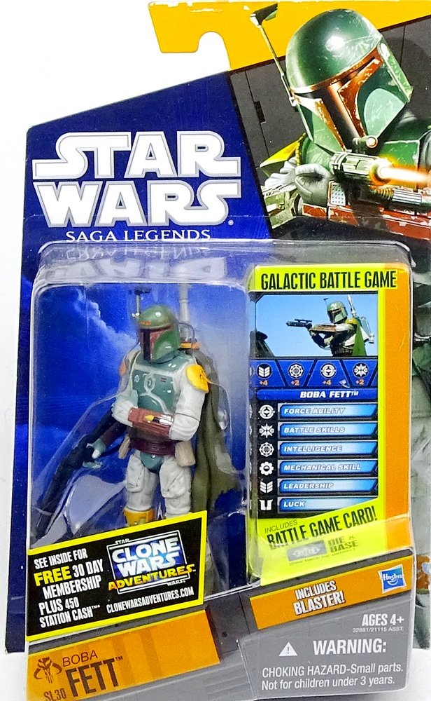 Amazon.com: Star Wars Saga Legends 2011 Boba Fett #SL30 3.75 Inch