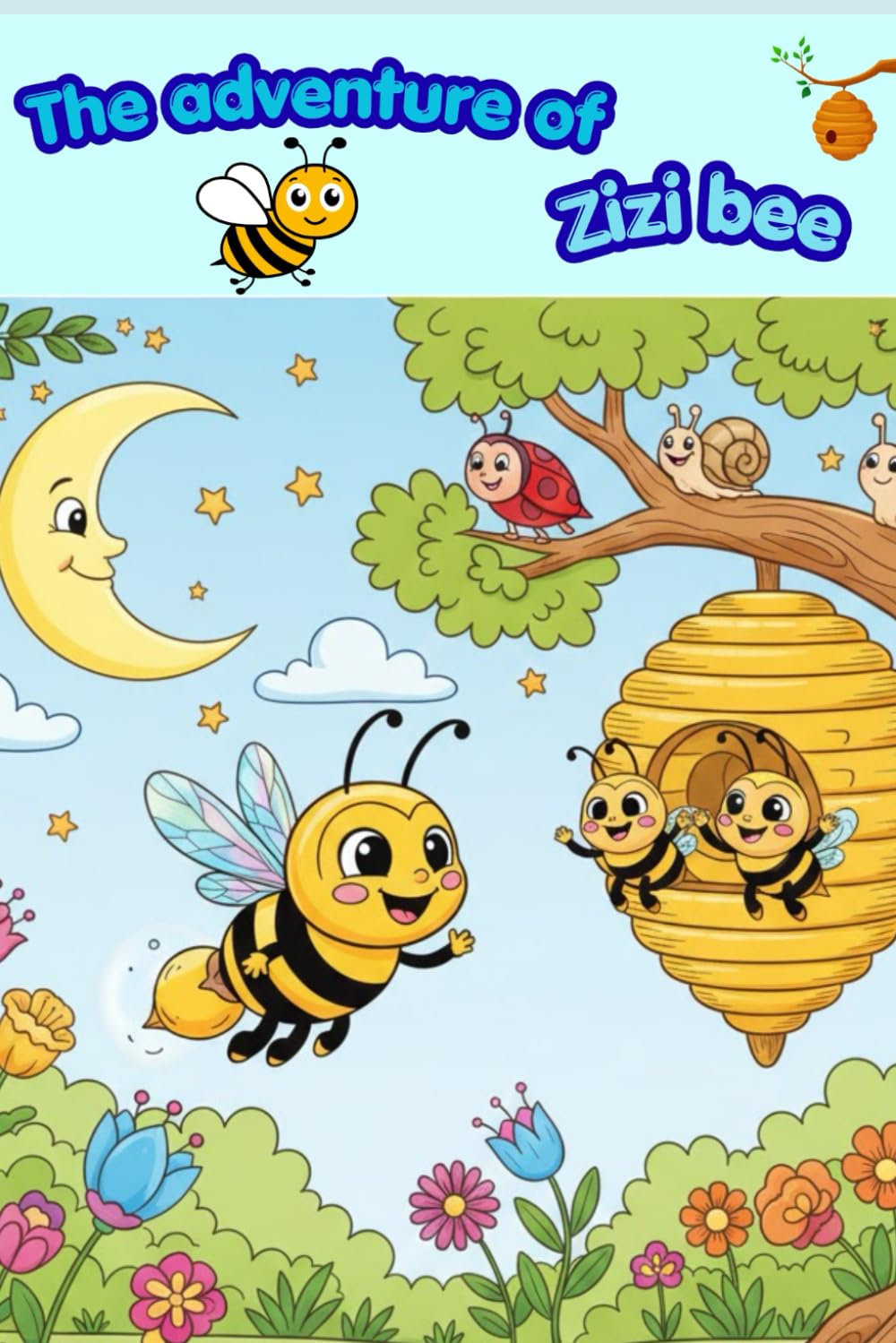 The adventure of bee Zizi: A Coloring Story About Friendship, Kindness and Gratitude (Coloring and reading books)