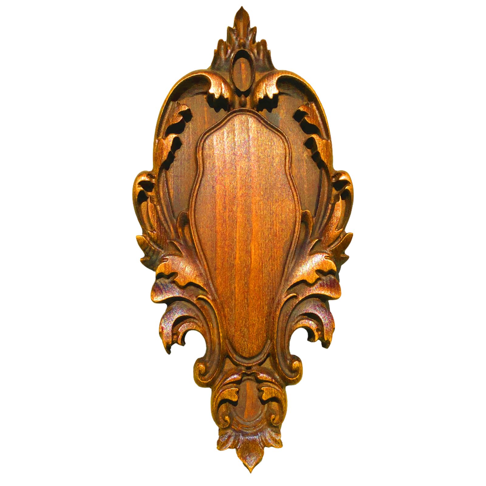 Trophy Shield - Tablero de madera de haya maciza para cazar trofeos de cornamenta como jabalí, ciervo, cabras - B21P (roble rústico)