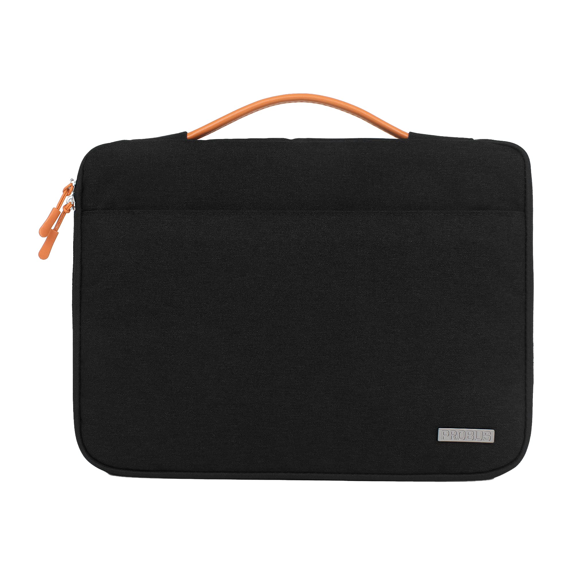 Probus Water Resistant Canvas Laptop Sleeve Bag Notebook Case For Men & Women - Black (B0BF5R5R14) Amazon Price History, Amazon Price Tracker