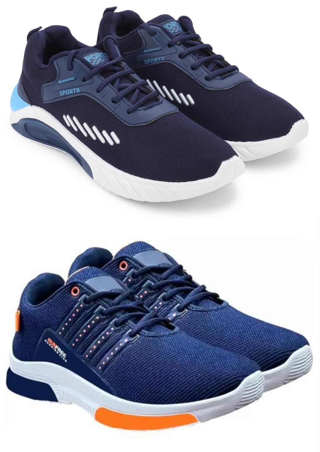 Performance Sports Running Shoes for Men – Two-Pair Combo Multi-image-29