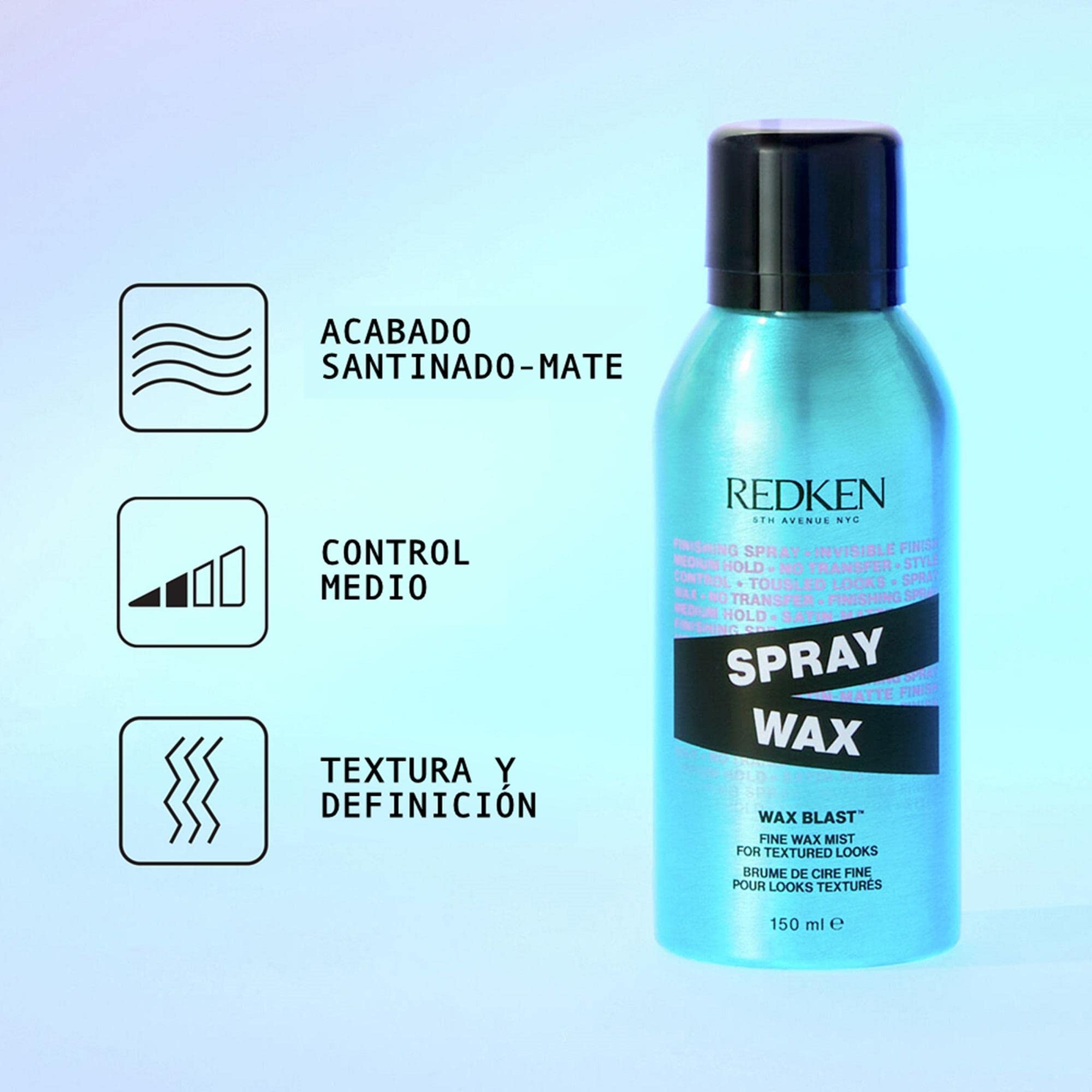 Redken Cera Spray, Texture e Definizione per il tuo Styling, Finish Satinato, Per Tutti i Tipi di Capelli, Formula Vegana, Spray Wax, 150 ml
