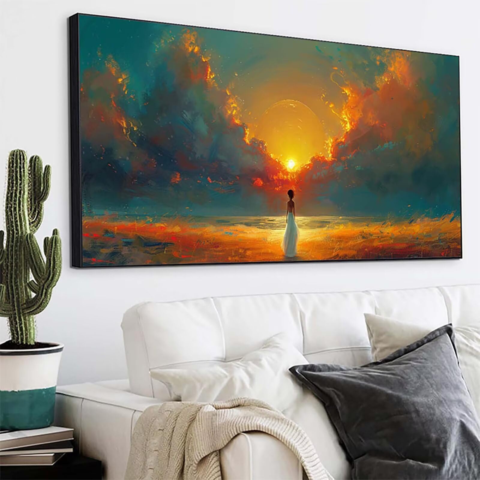 Coucher De Soleil 5D Diamond Painting Adulte Grand Format 60x120cm 9-8742