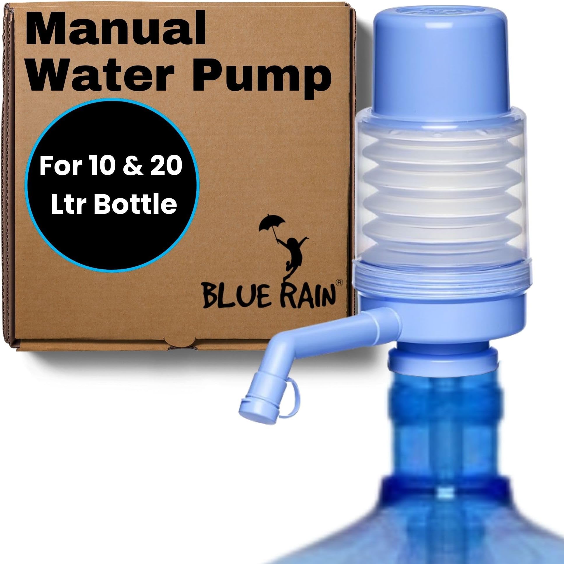 Manual Water Pump | Manual Water Dispenser for 10 & 20 Litre Bisleri Water Bottle | Universal Regular Water Dispenser Pump | Plastic Water Pump for 20 Litre Bottle