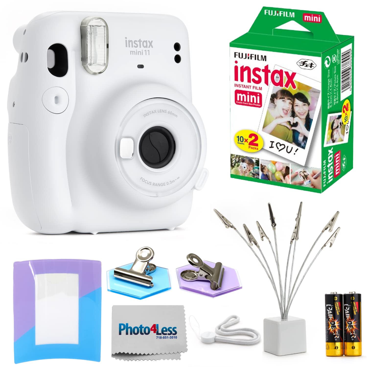 Fujifilm Instax Mini 11 Instant Camera (Ice White) – Fuji