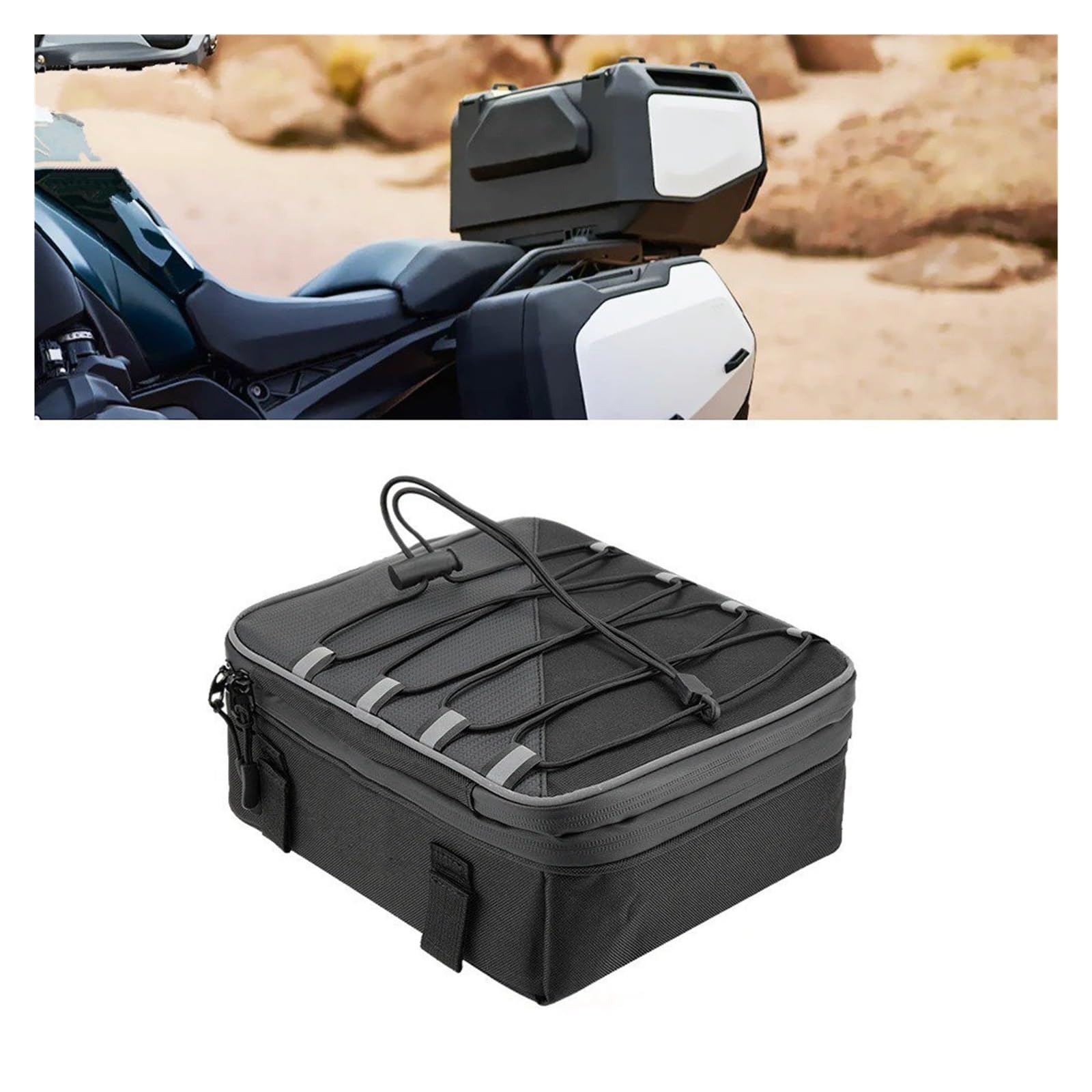 Bolso Moto para BMW para R1300GS R 1300 GS GS1300 2023- Bolsa para Maleta Superior Motocicleta Herramientas Portátil Viaje Impermeable Impermeable Durante Toda La Temporada