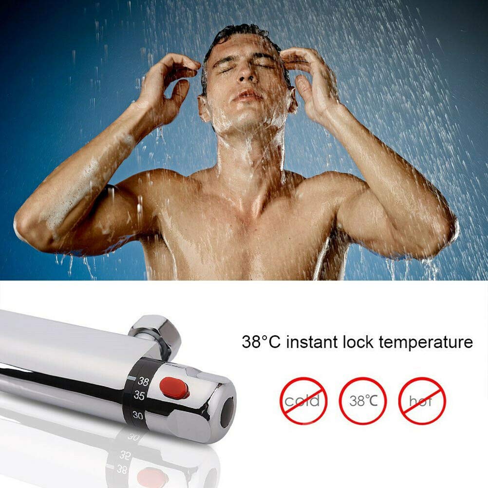 Rubinetto Doccia Termostatico, in Ottone Dal Design Elegante