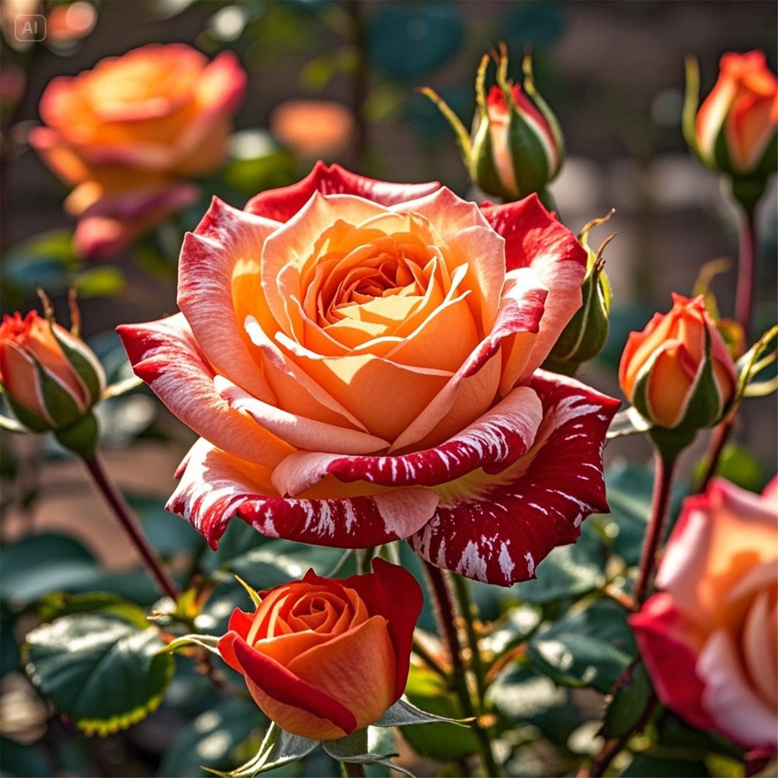 Rose Bulbs, Strong Plant, Easy Plant, Excellent Display, Rare Plants, Mix Greening Flower, Now UK, Plant Bulbs,Hardy Perennial,-1bulbs-A