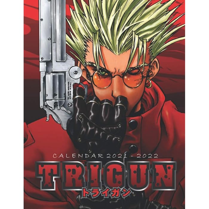 Buy Trigun Calendar 20212022 Anime 18month Calendar 20212022 with 8