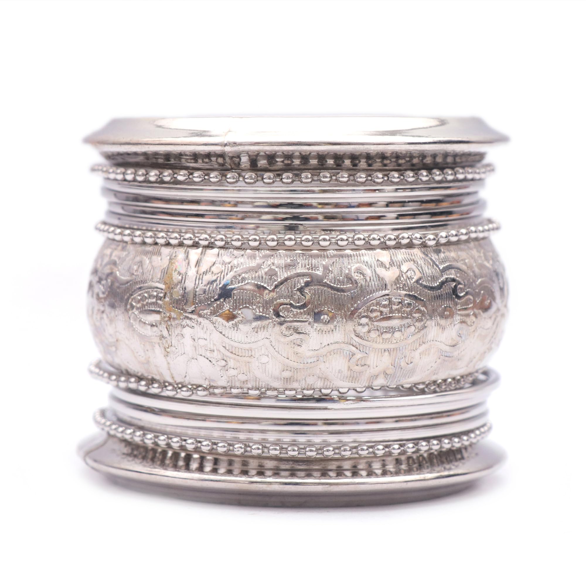 See full amazon price history chart for Navjai Oxidised Silver Cuff Tribal Broad Kada Traditional Antique Boho Beads Mote/Patle Kada Churi Jewellery for Women Celebrity Design Bracelets Bangles for Girls (2.2) Navjai Oxidised Silver Cuff Tribal Broad Kada Traditional Antique Boho Beads Mote/Patle Kada Churi Jewellery for Women Celebrity Design Bracelets Bangles for Girls (2.2) (B0CBVN1PH7) Amazon Price History, Amazon Price Tracker