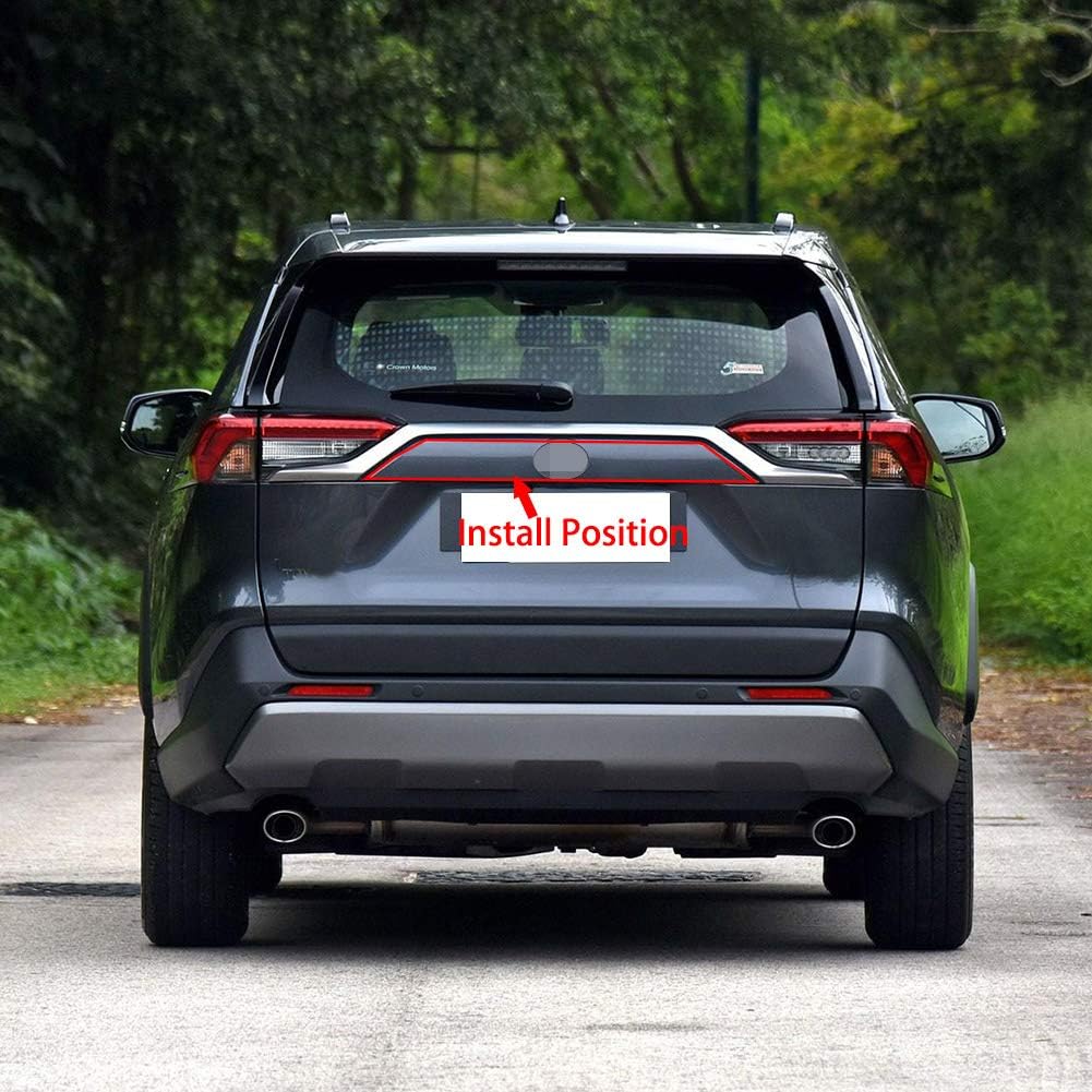Beautost Fit for Toyota RAV4 2019 2020 2021 2022 2023 2024 2025 Rear Trunk Lid Molding Trim Chrome ABS