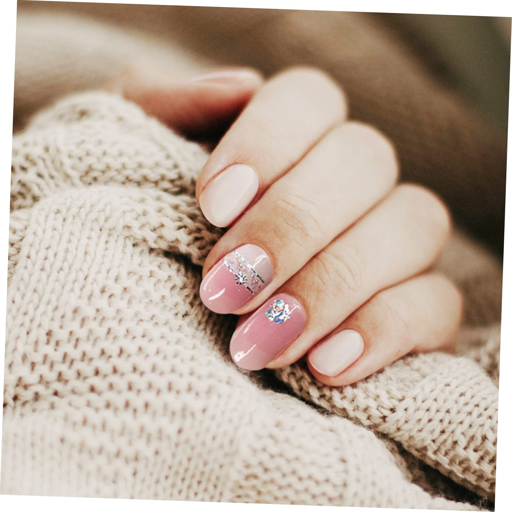 5 Set Adesivi Per Unghie Autoadesivi Decorazioni Per Nail Art Facili Applicare E Rimovibili Per Manicure Te Design Adatti Per Domestico 6 Fogli*5