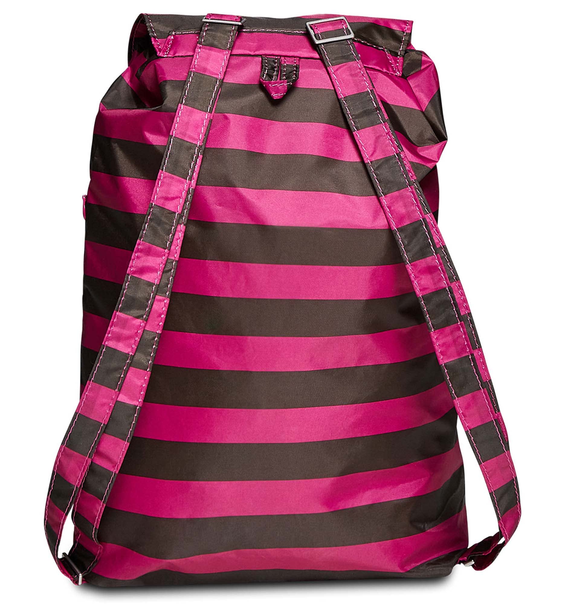 INVICTA Zaino - MINISAC NEXT - Richiudibile e Tascabile - Viaggio & Tempo Libero - Zainetto Uomo Donna a Righe - ICONA - PACKABLE