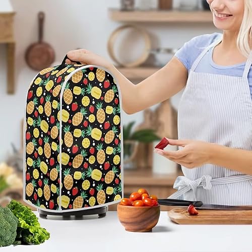 Vista 45 de doginthehole Lindas fundas para licuadora de gatos para cocina, antihuellas dactilares, a prueba de polvo, mezcladora o cafetera, cubierta