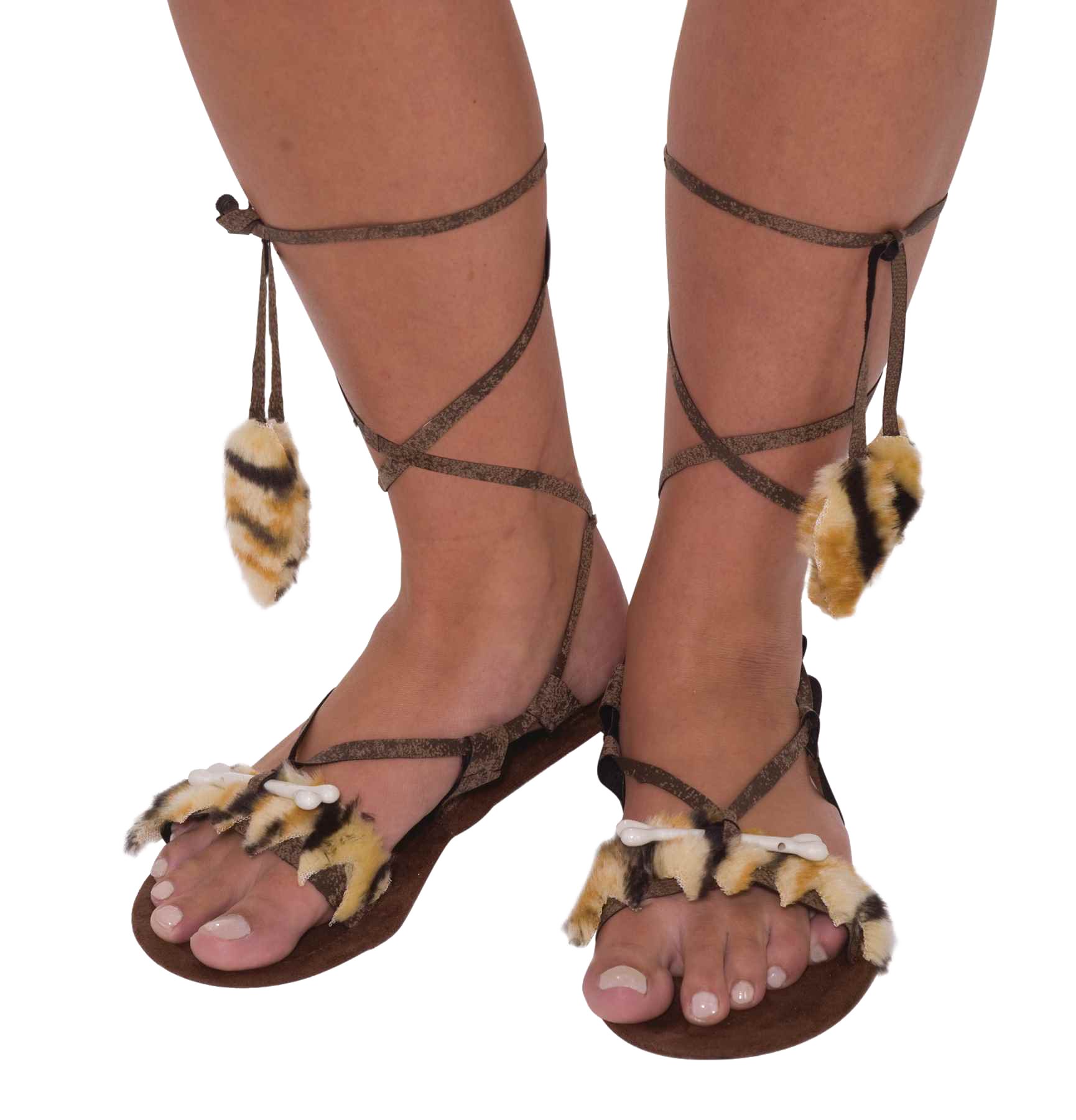 Forum Novelties Women's Stone Age Costume Sandals